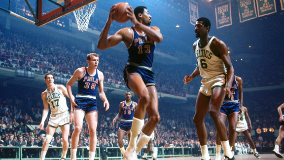 wilt chamberlain #13 blue jersey